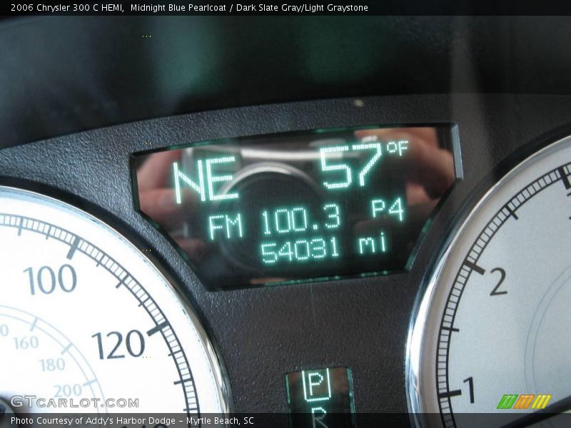 Midnight Blue Pearlcoat / Dark Slate Gray/Light Graystone 2006 Chrysler 300 C HEMI