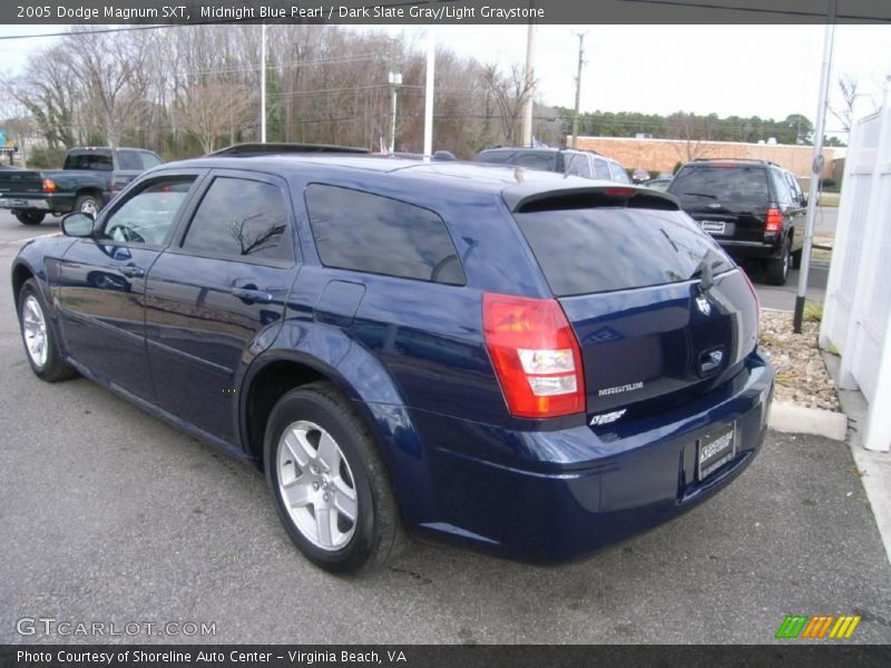 Midnight Blue Pearl / Dark Slate Gray/Light Graystone 2005 Dodge Magnum SXT