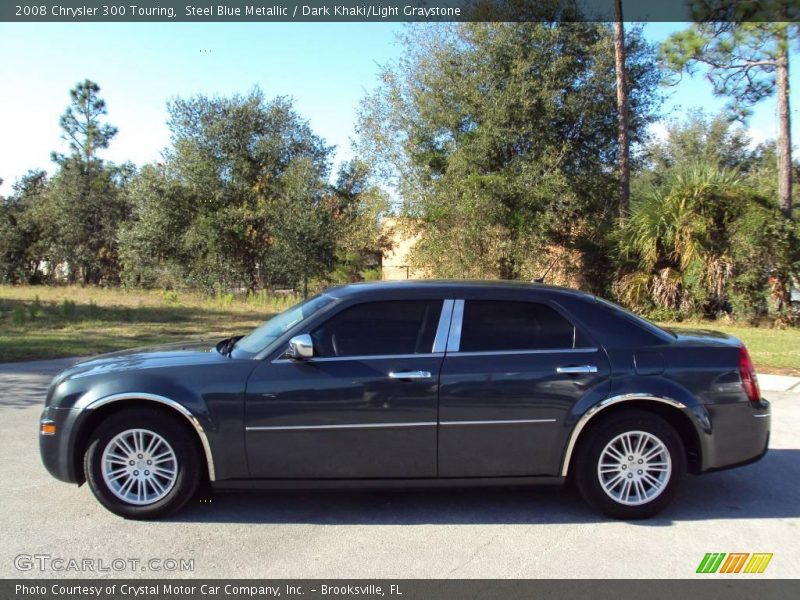Steel Blue Metallic / Dark Khaki/Light Graystone 2008 Chrysler 300 Touring