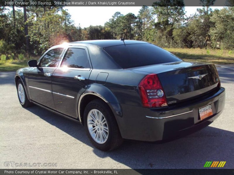 Steel Blue Metallic / Dark Khaki/Light Graystone 2008 Chrysler 300 Touring