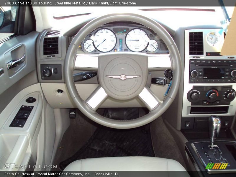 Steel Blue Metallic / Dark Khaki/Light Graystone 2008 Chrysler 300 Touring