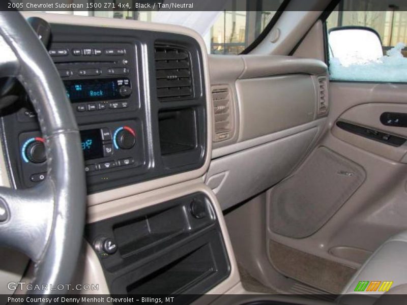 Black / Tan/Neutral 2005 Chevrolet Suburban 1500 Z71 4x4