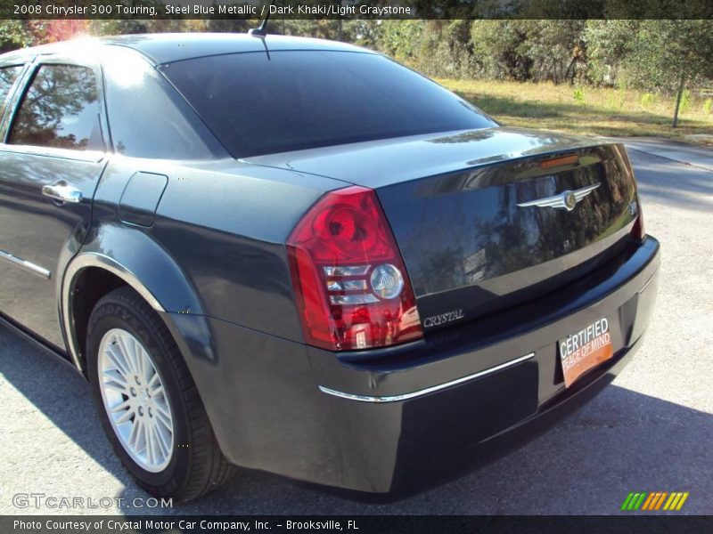 Steel Blue Metallic / Dark Khaki/Light Graystone 2008 Chrysler 300 Touring