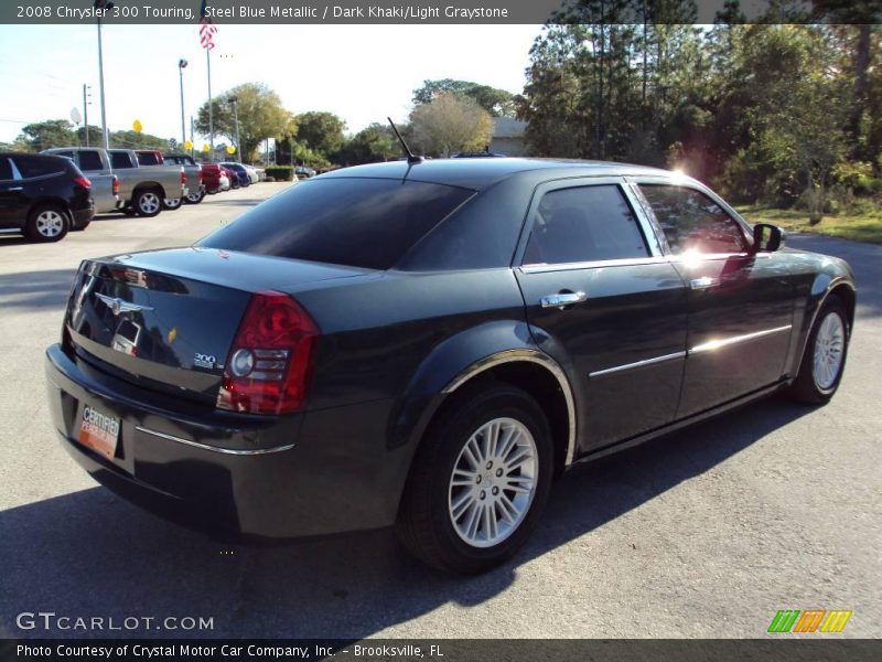 Steel Blue Metallic / Dark Khaki/Light Graystone 2008 Chrysler 300 Touring