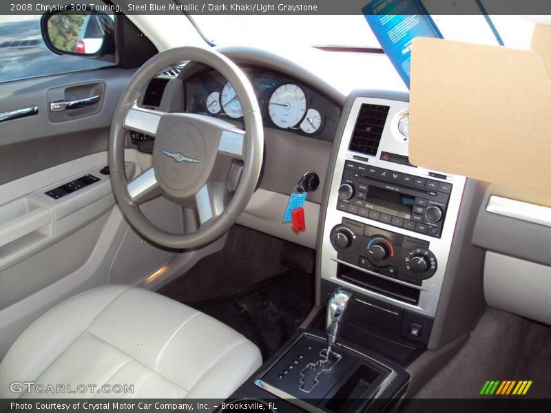 Steel Blue Metallic / Dark Khaki/Light Graystone 2008 Chrysler 300 Touring