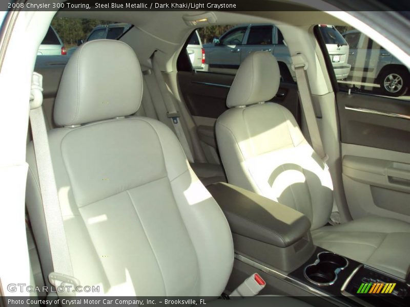 Steel Blue Metallic / Dark Khaki/Light Graystone 2008 Chrysler 300 Touring
