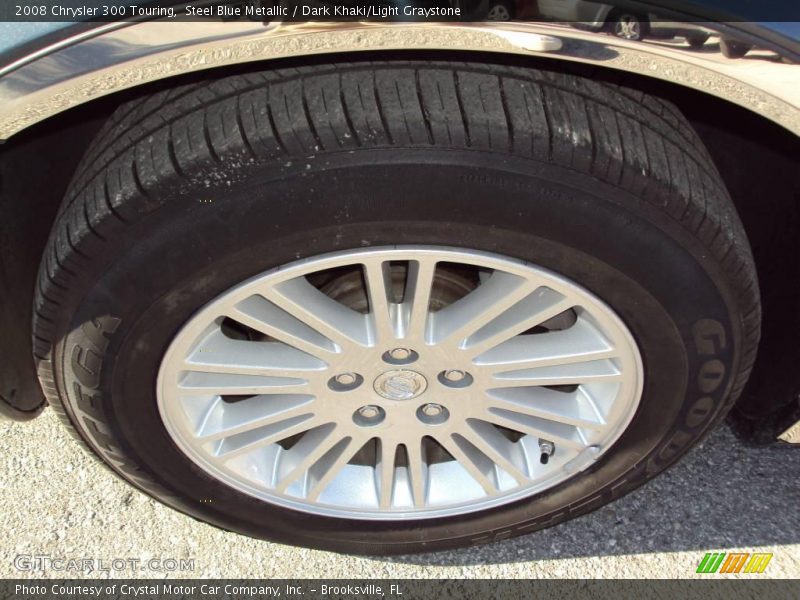 Steel Blue Metallic / Dark Khaki/Light Graystone 2008 Chrysler 300 Touring