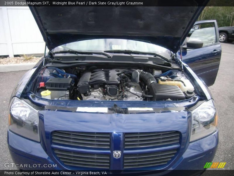 Midnight Blue Pearl / Dark Slate Gray/Light Graystone 2005 Dodge Magnum SXT