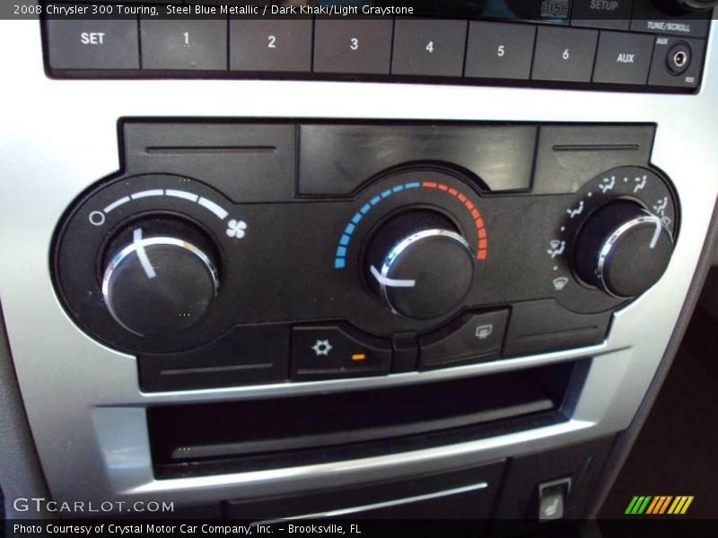 Steel Blue Metallic / Dark Khaki/Light Graystone 2008 Chrysler 300 Touring
