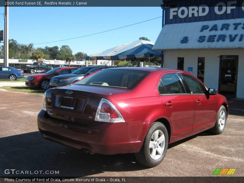 Redfire Metallic / Camel 2006 Ford Fusion SE