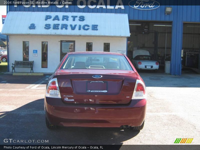 Redfire Metallic / Camel 2006 Ford Fusion SE