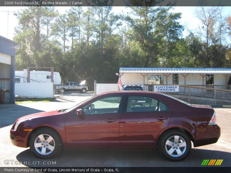 Redfire Metallic / Camel 2006 Ford Fusion SE