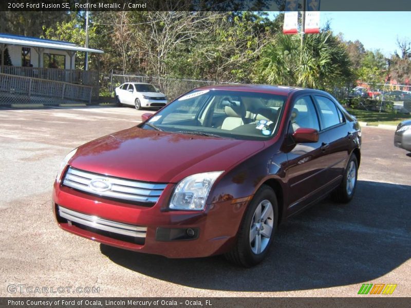 Redfire Metallic / Camel 2006 Ford Fusion SE