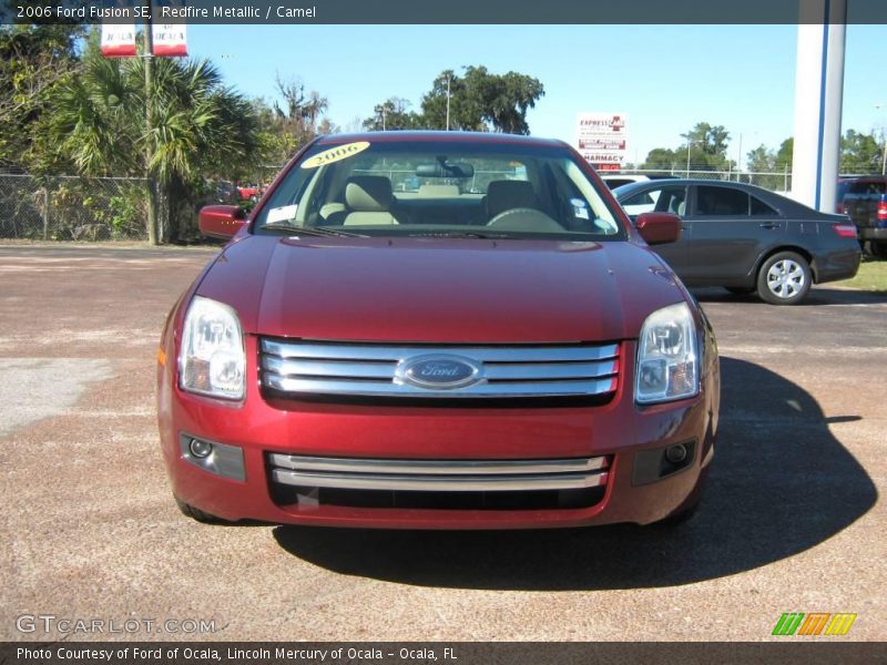 Redfire Metallic / Camel 2006 Ford Fusion SE