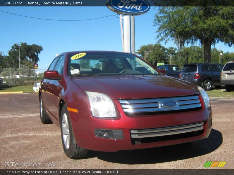 Redfire Metallic / Camel 2006 Ford Fusion SE