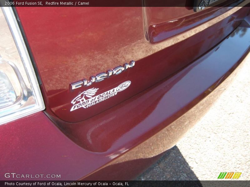 Redfire Metallic / Camel 2006 Ford Fusion SE