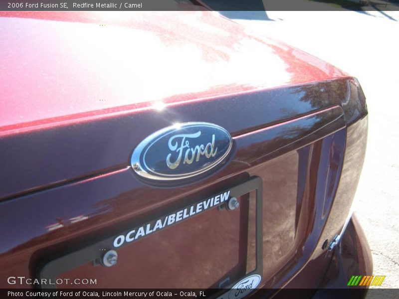 Redfire Metallic / Camel 2006 Ford Fusion SE