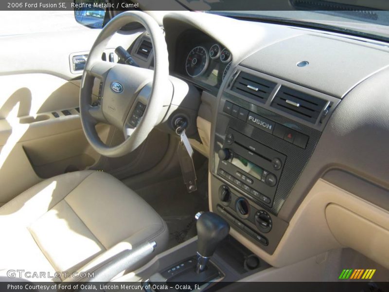 Redfire Metallic / Camel 2006 Ford Fusion SE