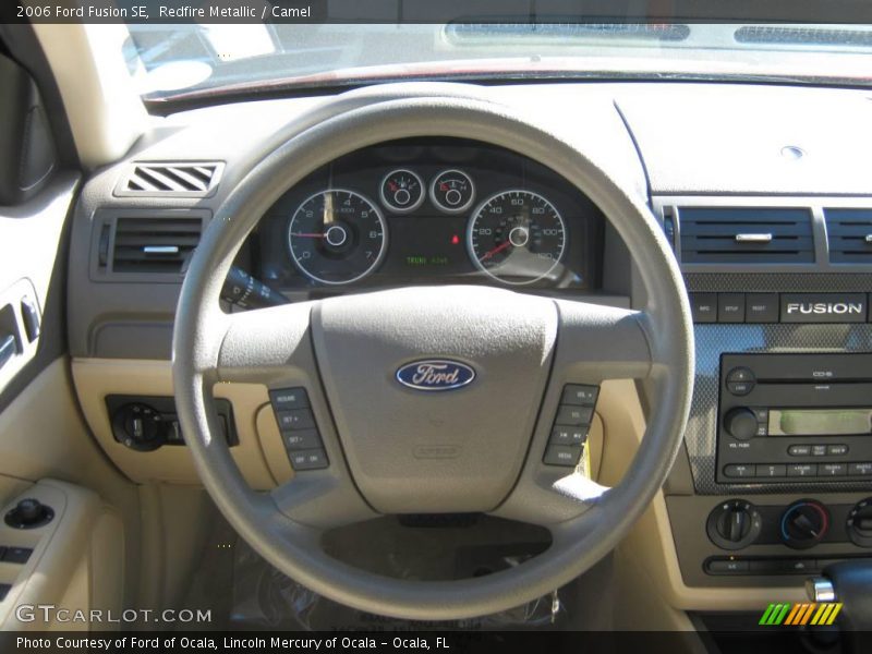 Redfire Metallic / Camel 2006 Ford Fusion SE