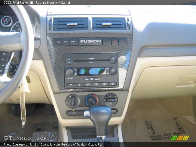 Redfire Metallic / Camel 2006 Ford Fusion SE