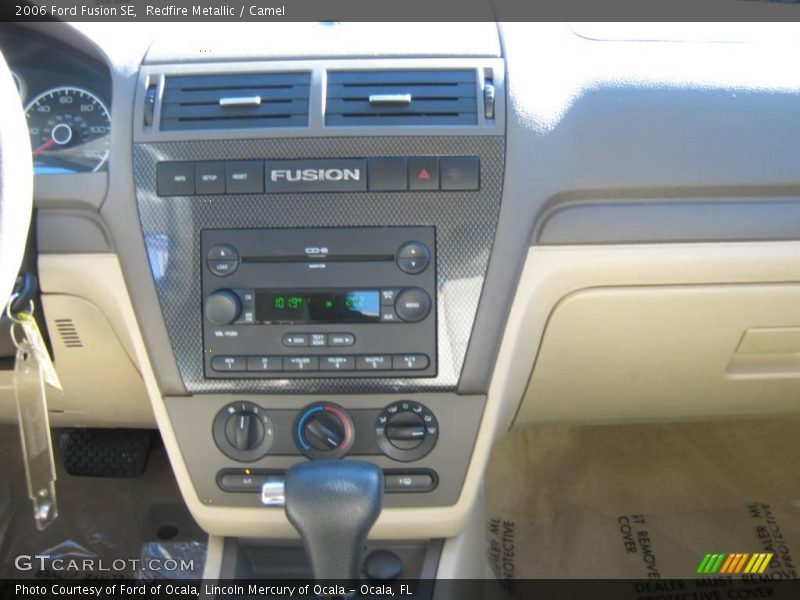 Redfire Metallic / Camel 2006 Ford Fusion SE
