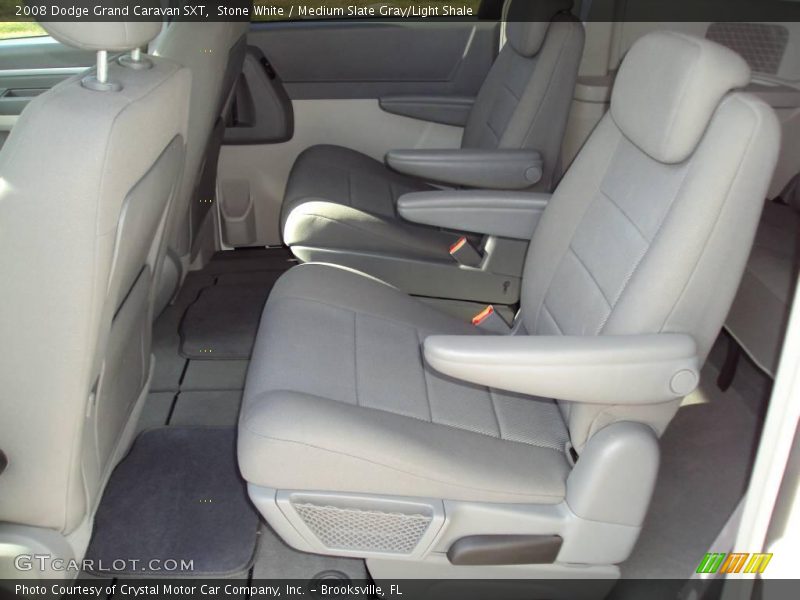 Stone White / Medium Slate Gray/Light Shale 2008 Dodge Grand Caravan SXT