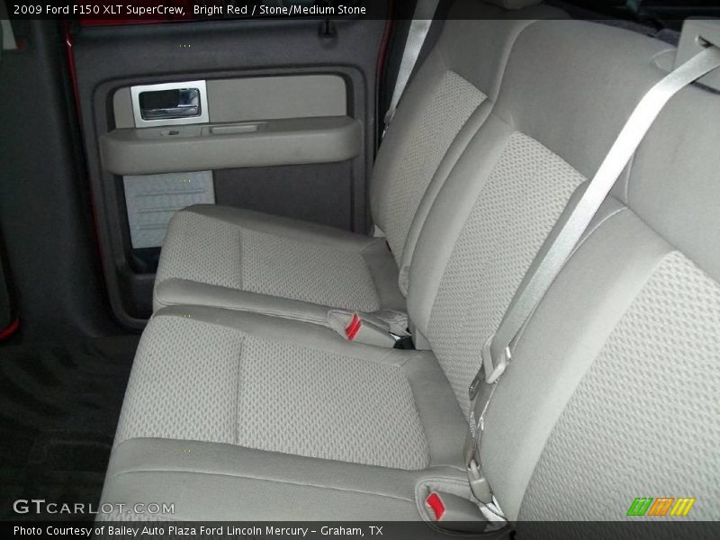 Bright Red / Stone/Medium Stone 2009 Ford F150 XLT SuperCrew