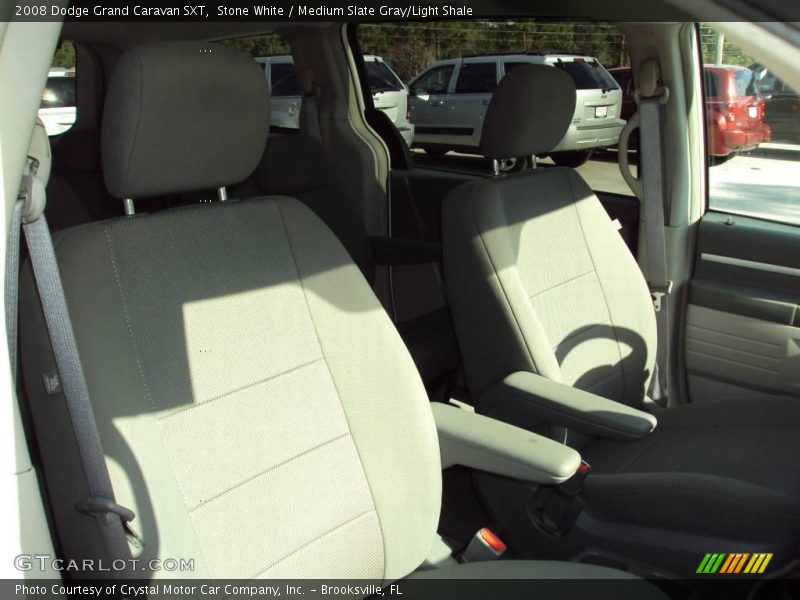 Stone White / Medium Slate Gray/Light Shale 2008 Dodge Grand Caravan SXT