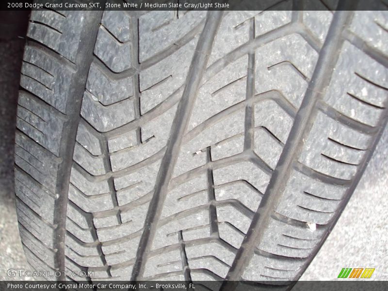 Stone White / Medium Slate Gray/Light Shale 2008 Dodge Grand Caravan SXT