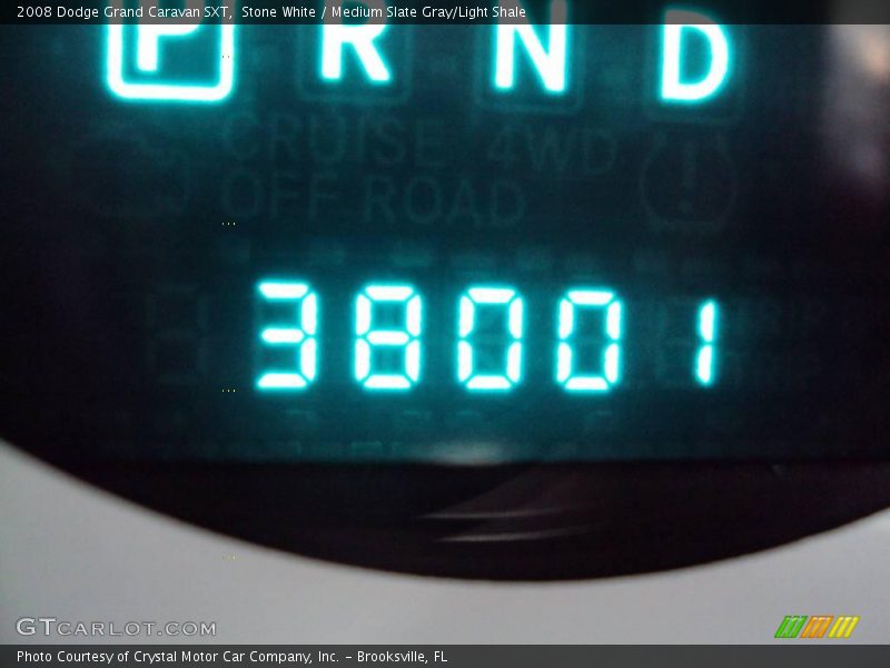 Stone White / Medium Slate Gray/Light Shale 2008 Dodge Grand Caravan SXT