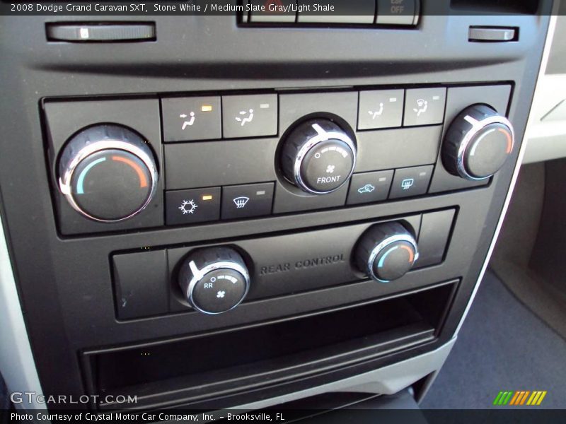 Stone White / Medium Slate Gray/Light Shale 2008 Dodge Grand Caravan SXT