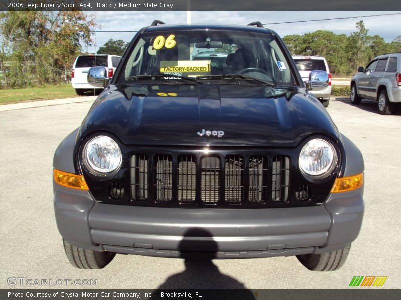 Black / Medium Slate Gray 2006 Jeep Liberty Sport 4x4