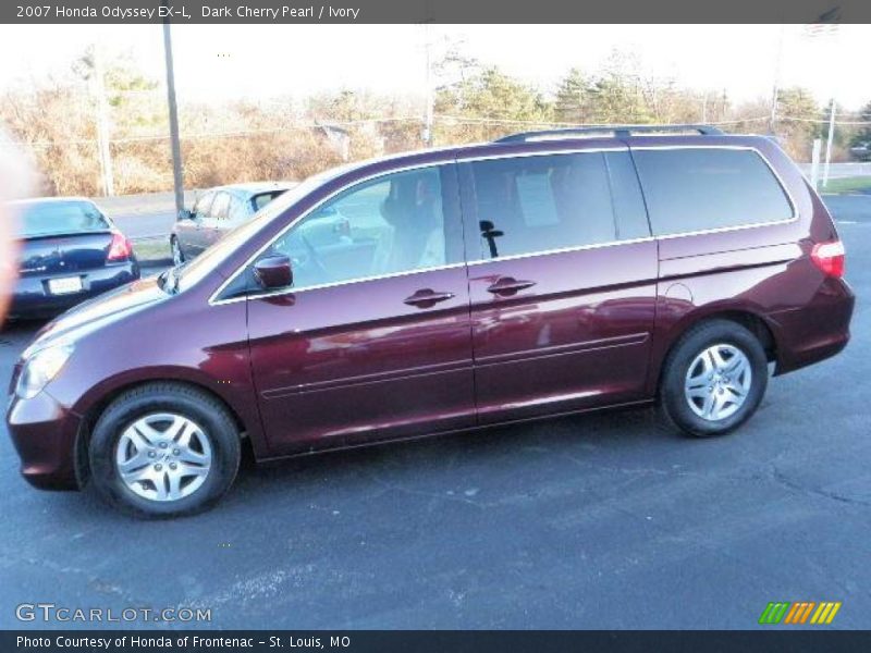 Dark Cherry Pearl / Ivory 2007 Honda Odyssey EX-L