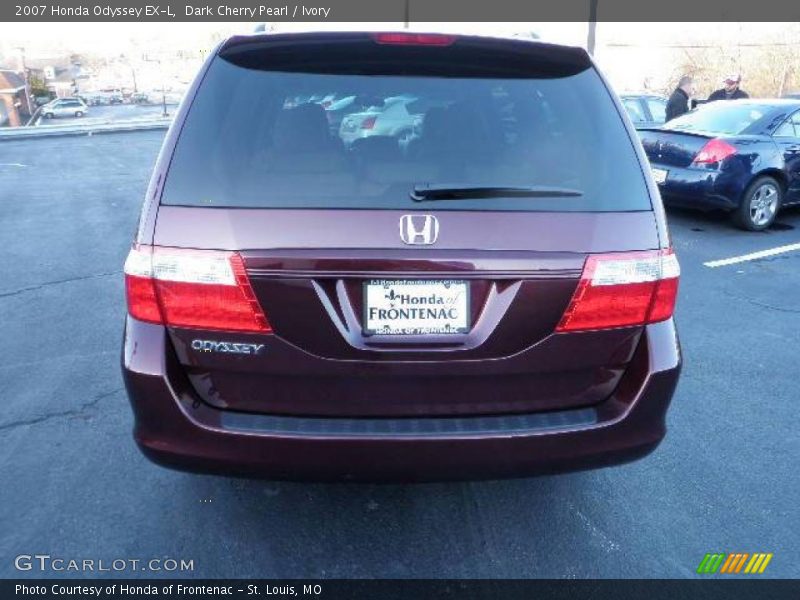 Dark Cherry Pearl / Ivory 2007 Honda Odyssey EX-L