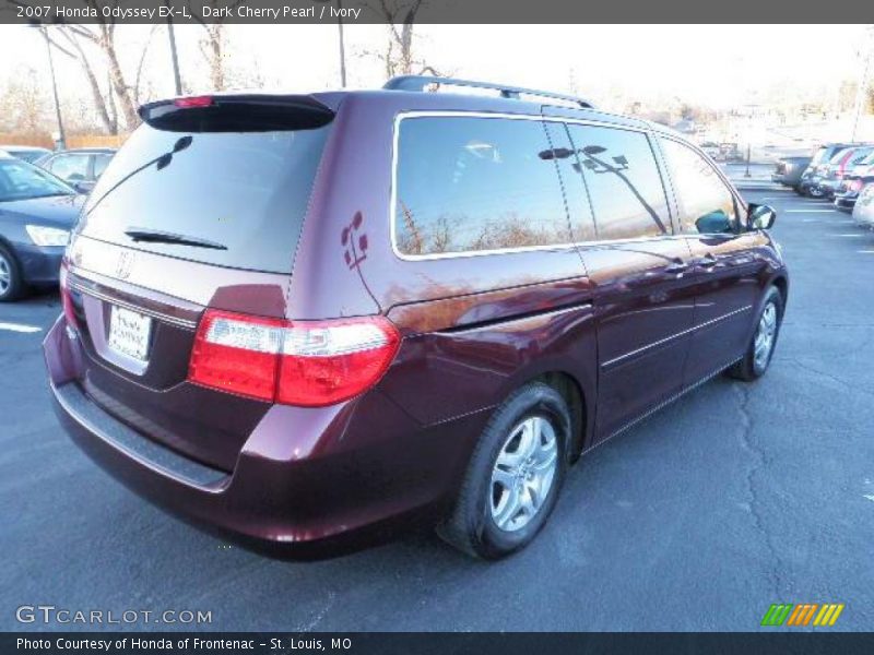 Dark Cherry Pearl / Ivory 2007 Honda Odyssey EX-L