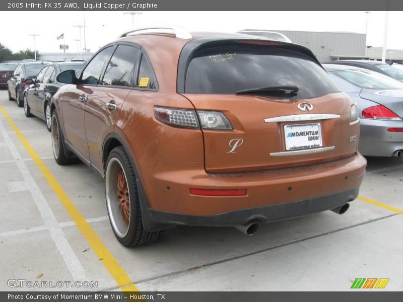 Liquid Copper / Graphite 2005 Infiniti FX 35 AWD