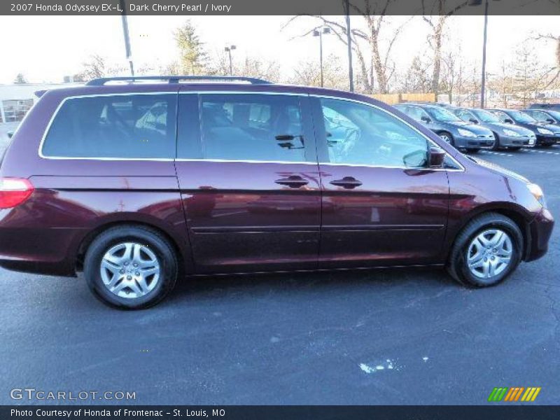 Dark Cherry Pearl / Ivory 2007 Honda Odyssey EX-L