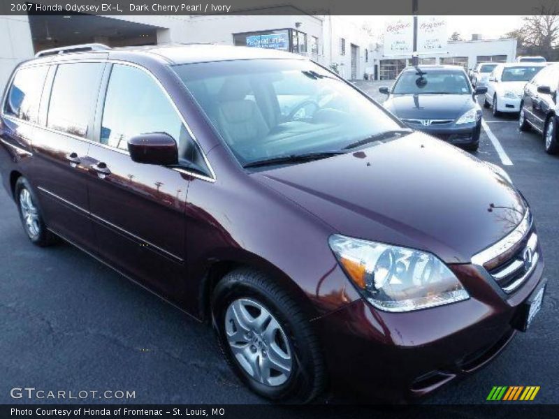 Dark Cherry Pearl / Ivory 2007 Honda Odyssey EX-L