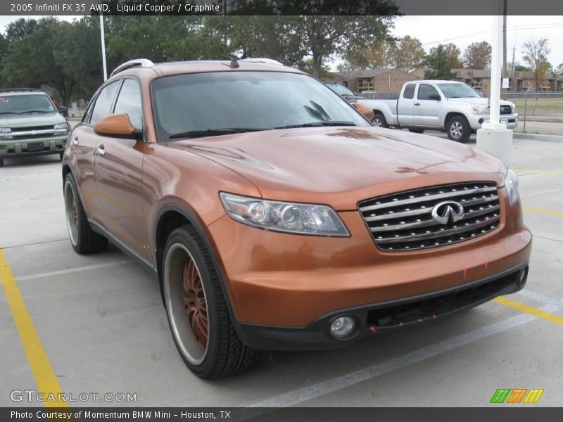 Liquid Copper / Graphite 2005 Infiniti FX 35 AWD