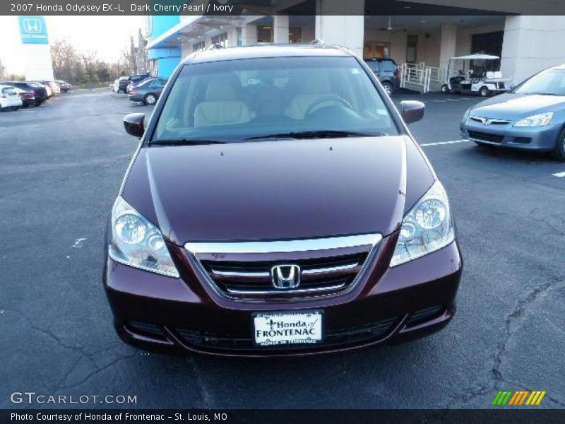 Dark Cherry Pearl / Ivory 2007 Honda Odyssey EX-L