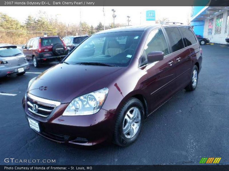 Dark Cherry Pearl / Ivory 2007 Honda Odyssey EX-L