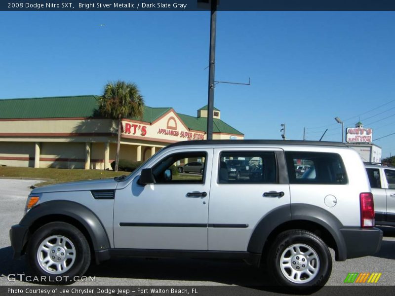 Bright Silver Metallic / Dark Slate Gray 2008 Dodge Nitro SXT