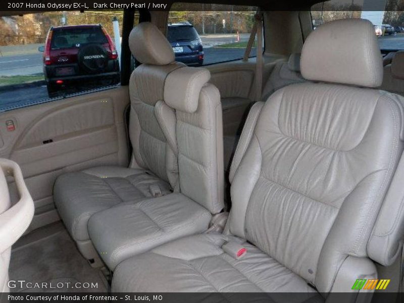 Dark Cherry Pearl / Ivory 2007 Honda Odyssey EX-L