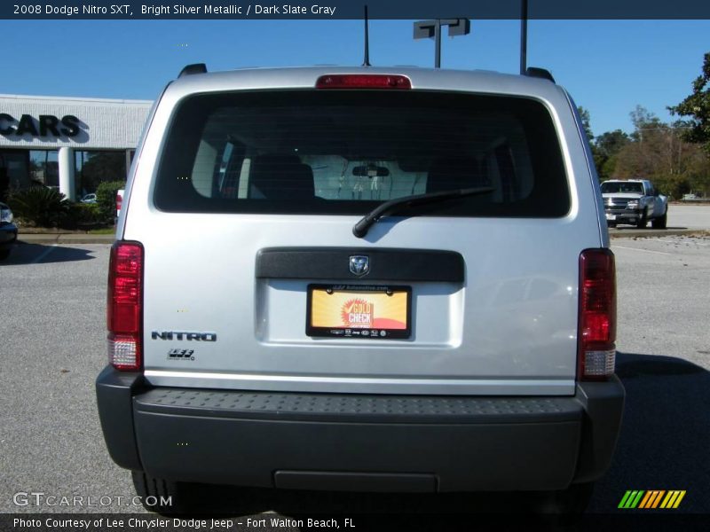 Bright Silver Metallic / Dark Slate Gray 2008 Dodge Nitro SXT