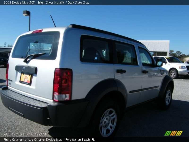 Bright Silver Metallic / Dark Slate Gray 2008 Dodge Nitro SXT