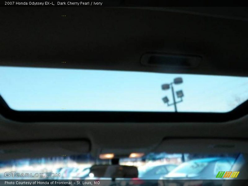 Dark Cherry Pearl / Ivory 2007 Honda Odyssey EX-L