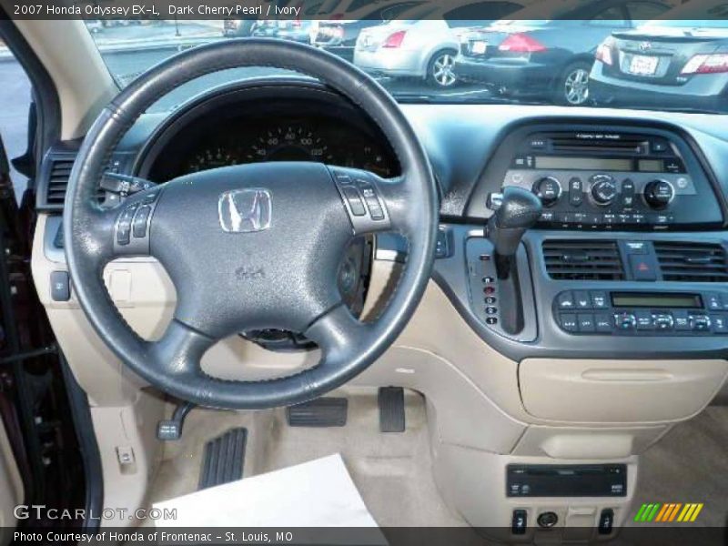 Dark Cherry Pearl / Ivory 2007 Honda Odyssey EX-L