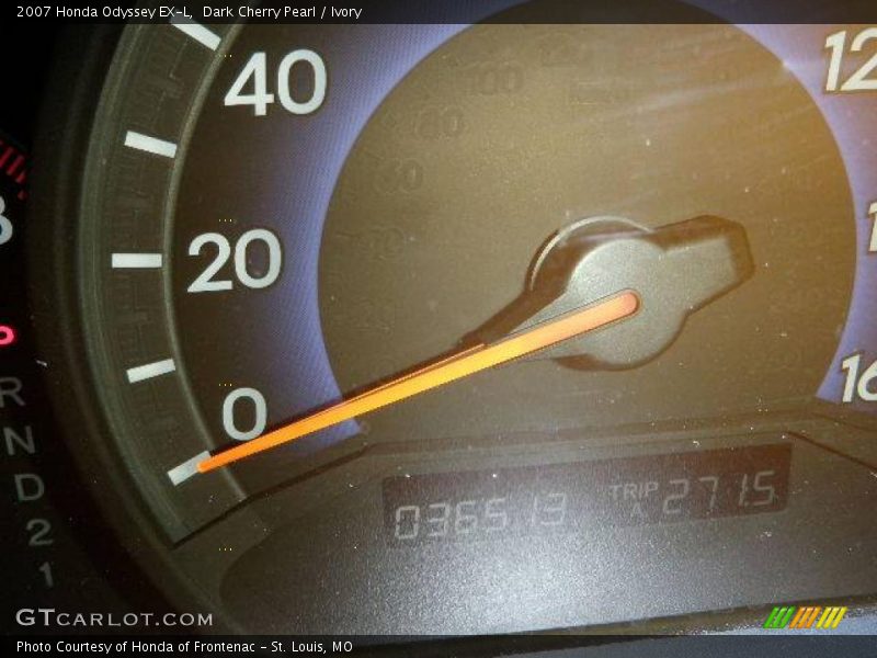 Dark Cherry Pearl / Ivory 2007 Honda Odyssey EX-L