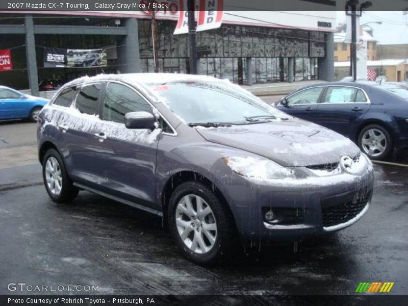 Galaxy Gray Mica / Black 2007 Mazda CX-7 Touring