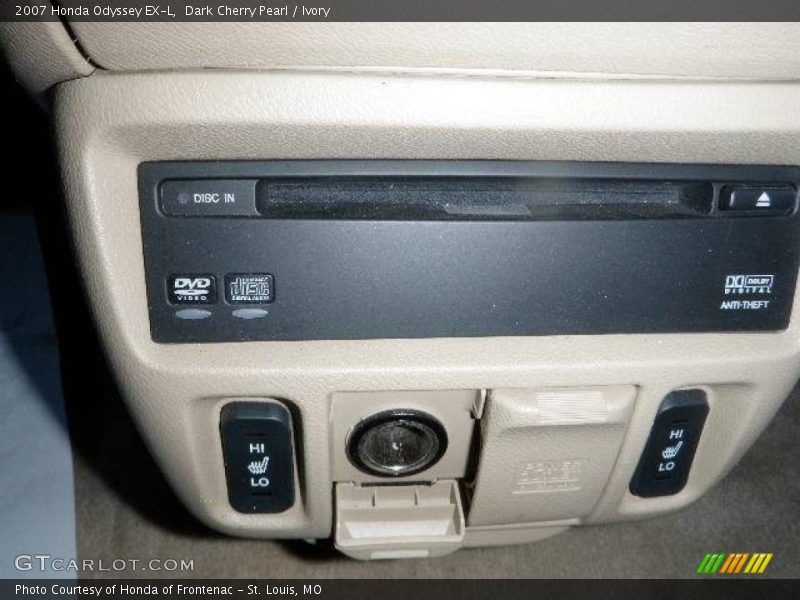 Dark Cherry Pearl / Ivory 2007 Honda Odyssey EX-L